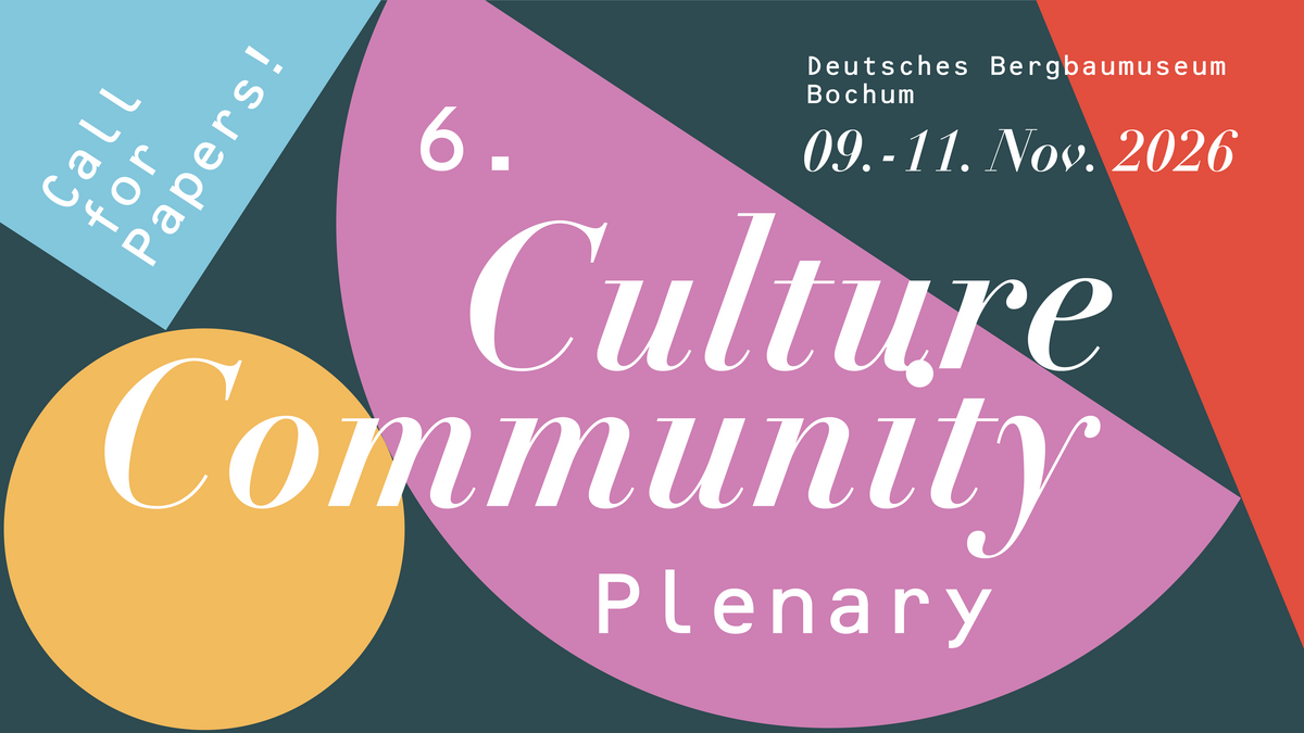 Call for Papers zum NFDI4Culture Community Plenary 2026!